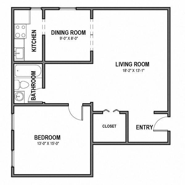 Floorplan - Hempstead Road Apartments