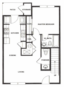 Floorplan - Mission Pass Townhomes