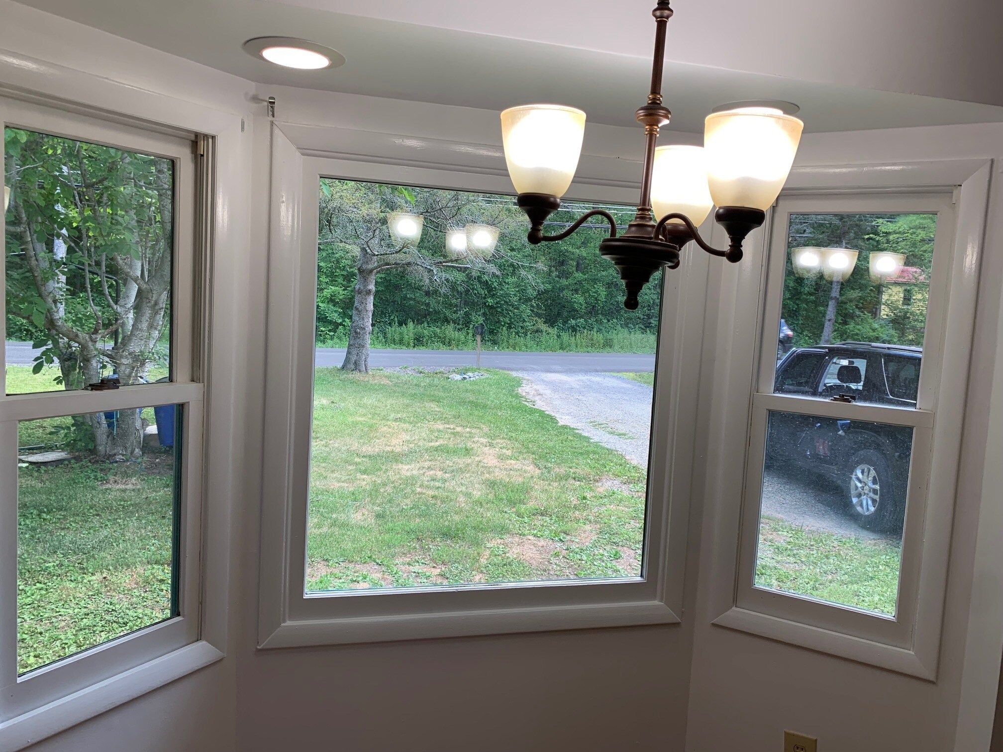 Kitchen Bay Window and View - 246 Sapsucker Woods Rd