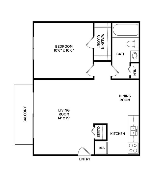 Floorplan - Countryway East Apartments