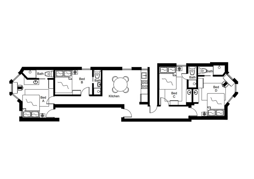 Building Photo - Room in Shared 4 bed/4 bath home