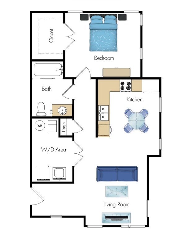 Floorplan - Legacy Pointe at Poindexter Apartments