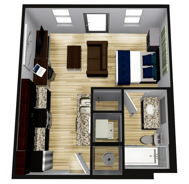 Floorplan - QUARTERS BLOOMINGTON