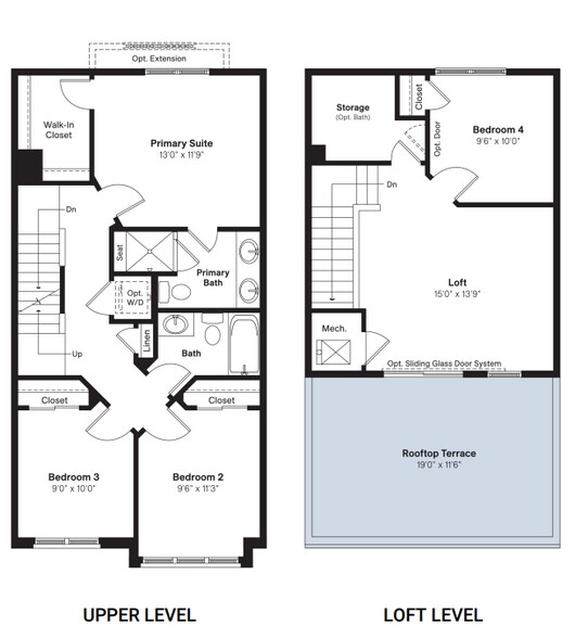 Floor Plan Upper - 5504 Topaz Ln