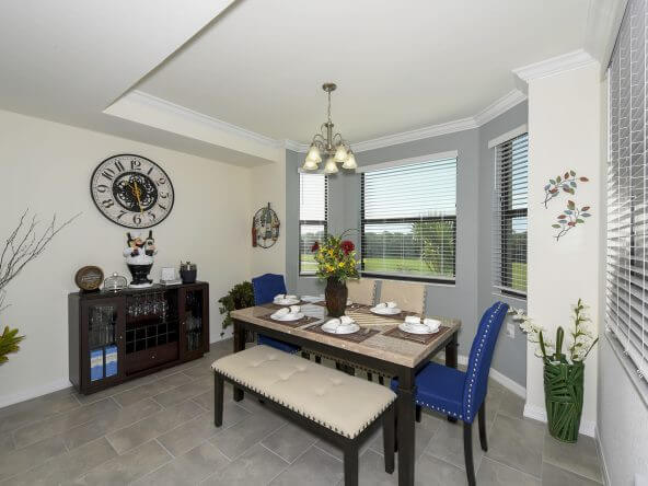 Dining room with Bar Cabinet - 17810 Gawthrop Dr