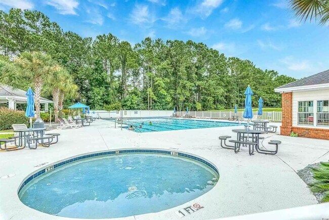 Olympic size pool with shaded pavillion - 2067 Ayershire Ln