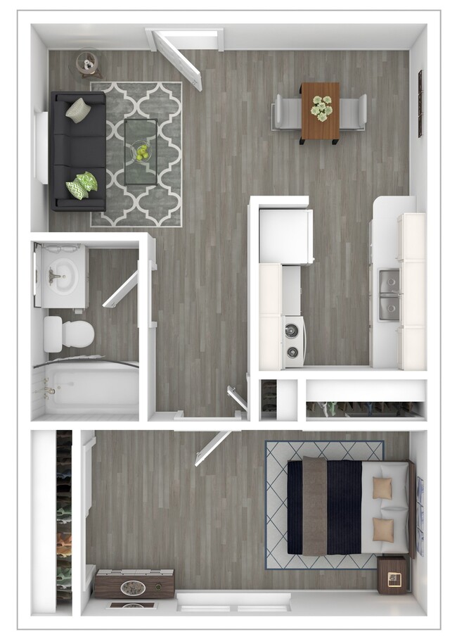 Floorplan - Park Row Apartments