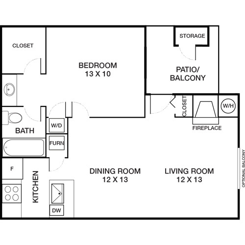 Floorplan - Island Club Apartments