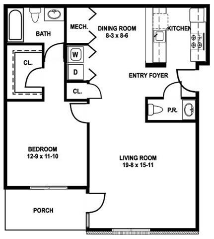 Floorplan - Meadows Apartments