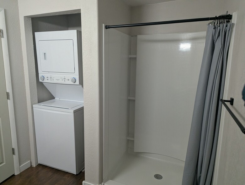 In-Unit laundry next to shower - 8543 W Colorado Pl