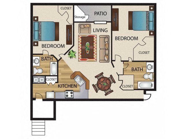 Floorplan - 5636 Apartment Homes