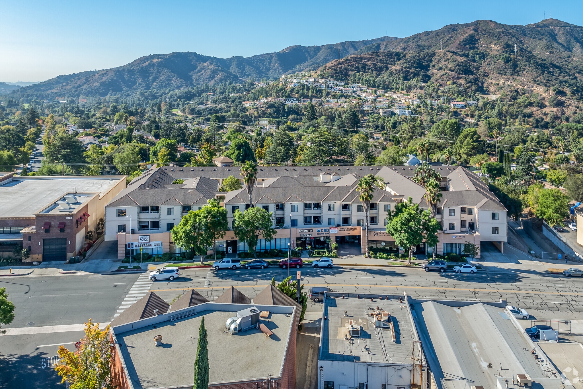 Aerial Photo - 62+ at Honolulu Senior Apartments