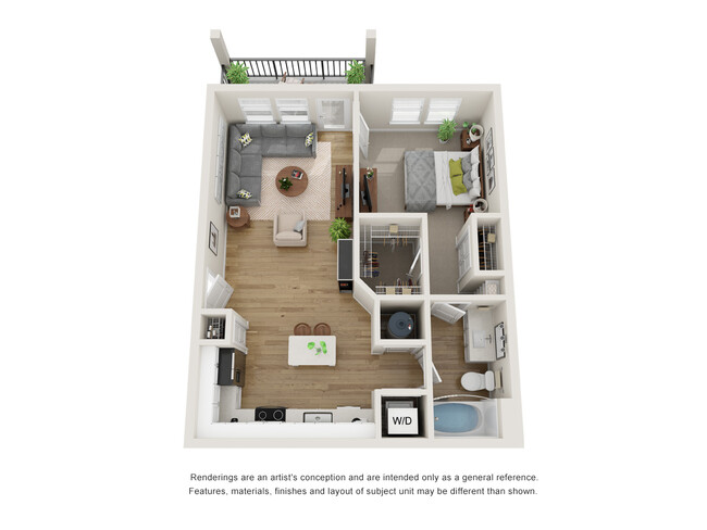 Floorplan - Lake Linganore Apartments