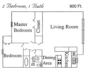 2BR/1BA - Southbrook Apartments