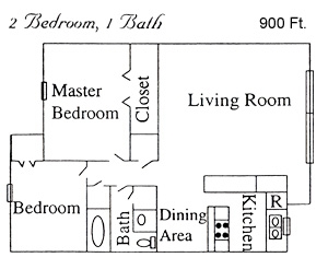 2BR/1BA - Southbrooke Apartments