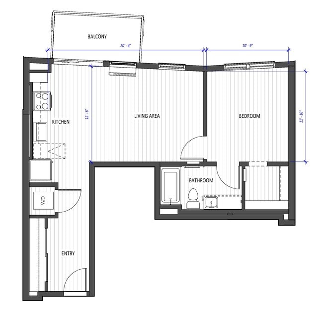 Floorplan - Hyas Point Apartments