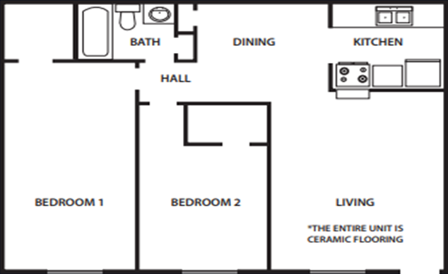 Floorplan - Vista Del Rey Apartments