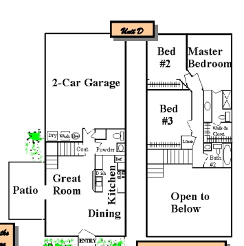 3BR/2.5BA - Lindell Court Townhouses