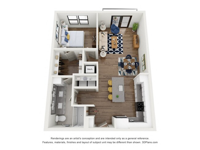 Floorplan - The Goodwin Apartments