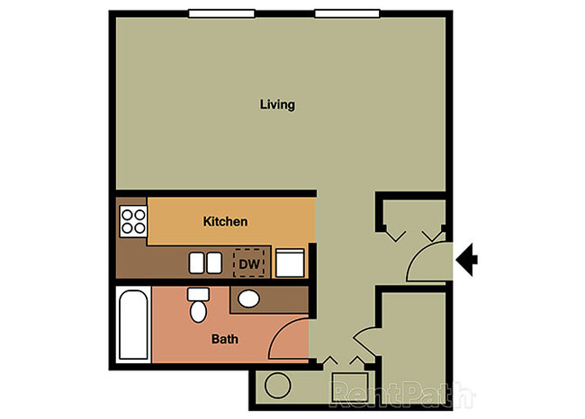 Floorplan - Hamilton Square Apartments