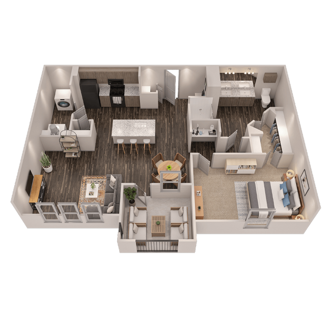 Floorplan - Gray Branch Apartments