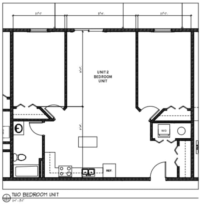 Floorplan - 2601 Airport Rd