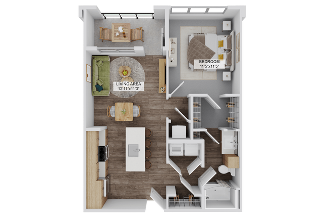 Floorplan - The Stadler Luxury Apartments