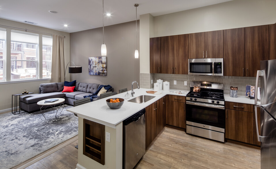 Kitchen and living area - Avalon Maplewood