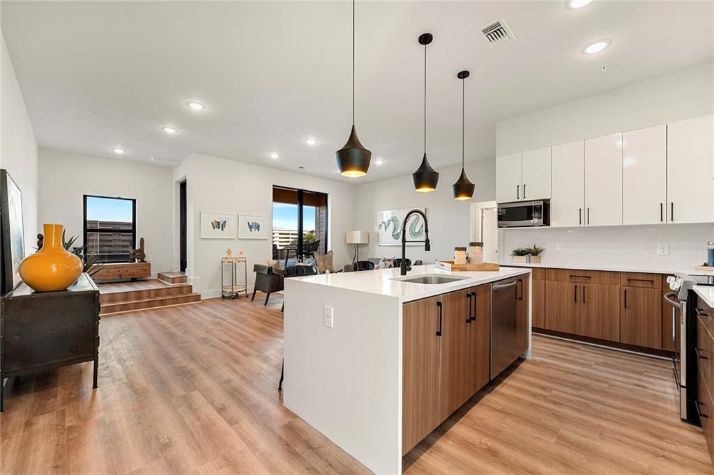 Living Kitchen and Terrace Entrance - 112 Rogers St NE