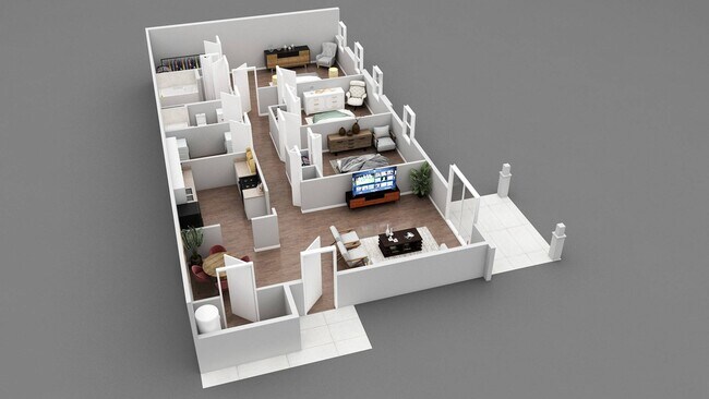 Willow Green 3 bedroom 2 bathroom - Willow Green Apartments