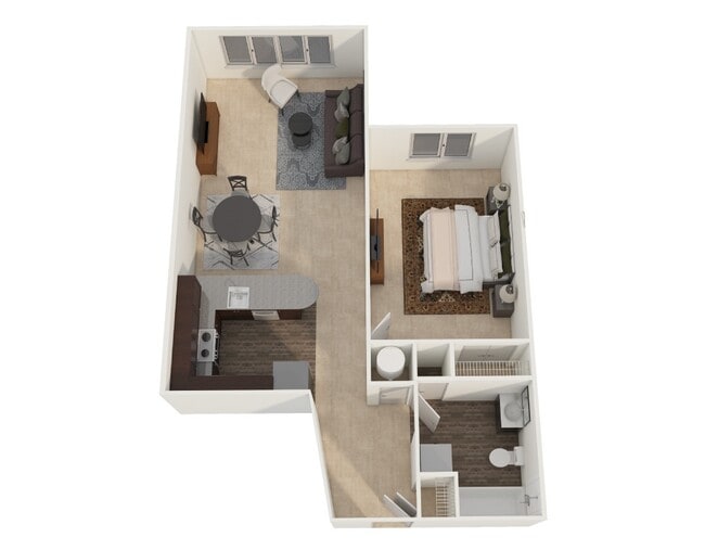 Floorplan - 4602 Canton Street Apartments
