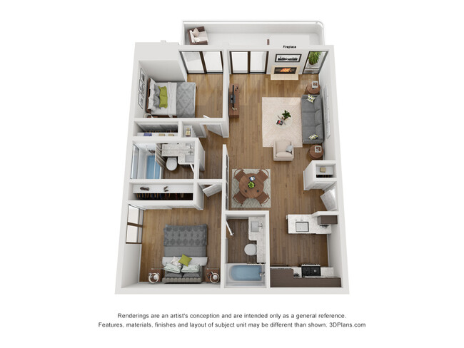 Floorplan - 6651 Franklin