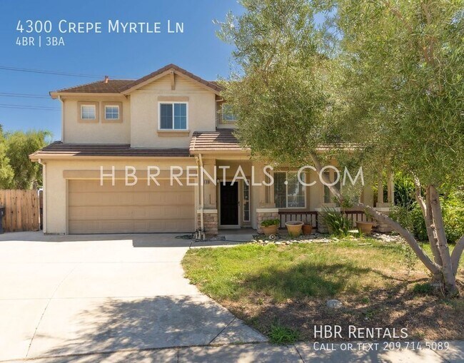 Two Story Four Bedroom Tracy Rental Home 4300 Crepe Myrtle Ln