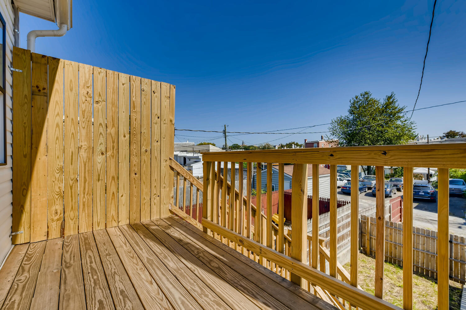 Private parking space available and also free lots for parking behind - 3449 Chestnut Ave