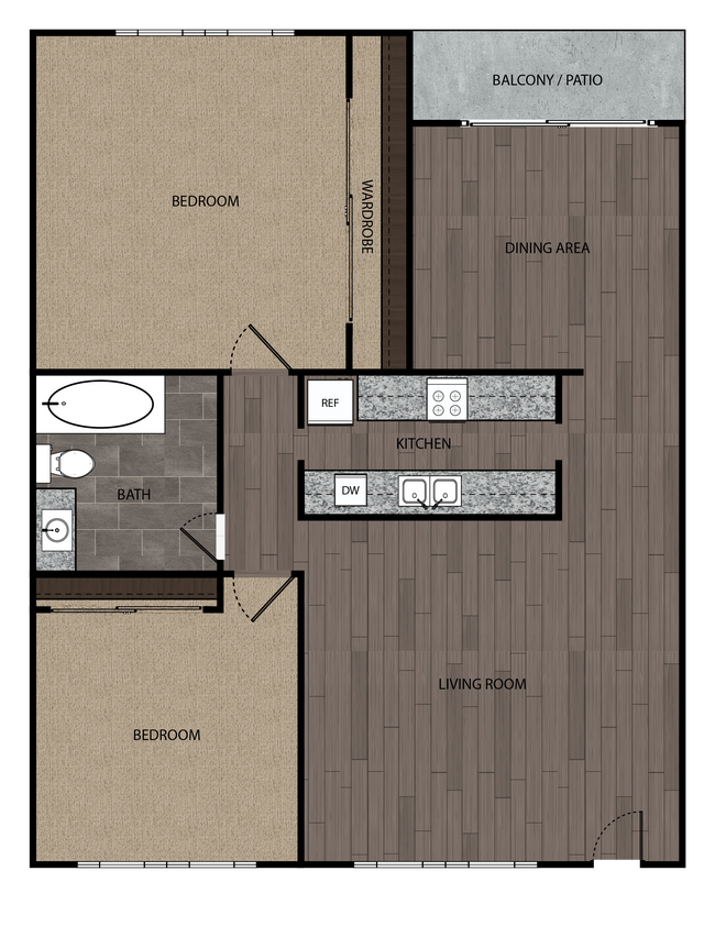 Floorplan - Vue at Montrose