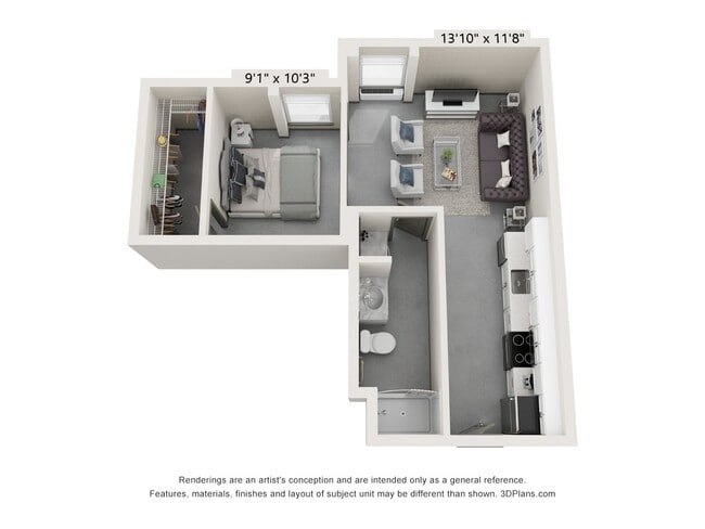 Floorplan - Tower on Tenth