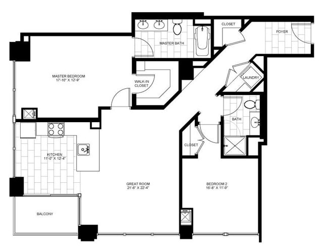 Floorplan - Flair Tower