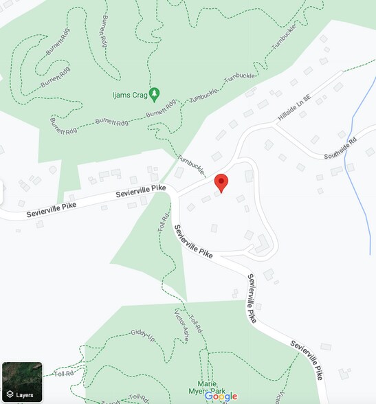 Located at a main intersection of the Urban wilderness - 2208 Southside Rd