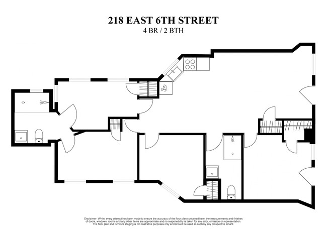 Floorplan - 218 East 6th Street