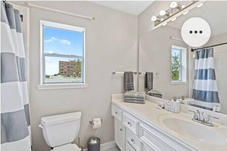 3rd fl 2nd bedroom bath - 1426 Crocker St