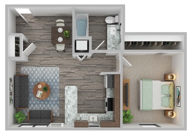 Floorplan - Mast Apartments I & II