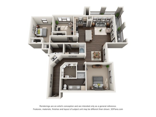 Floorplan - Atlas Point at Prestonwood, 55+ Apartments