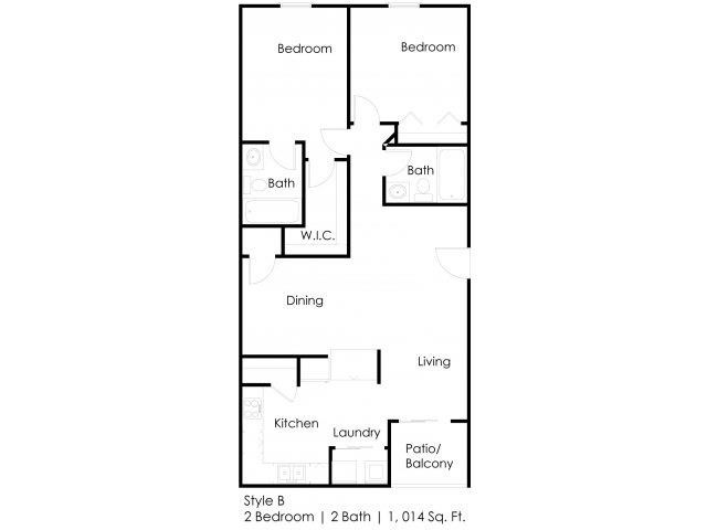 Floorplan - Regency Palms Apartments