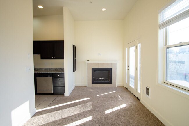 Building Photo - Corner 2 Bedroom with DW, W/D, Fireplace + Juliette Balcony!
