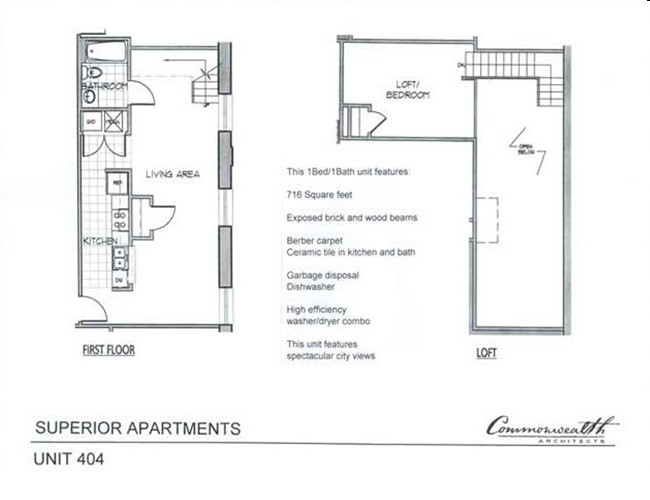 UNIT 404 - Superior Warehouse Apartments