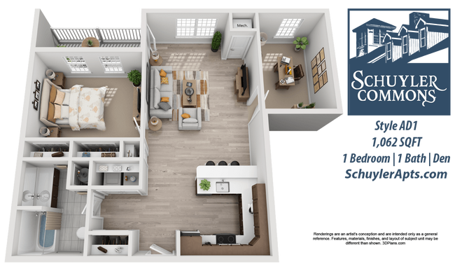 Floorplan - Schuyler Commons