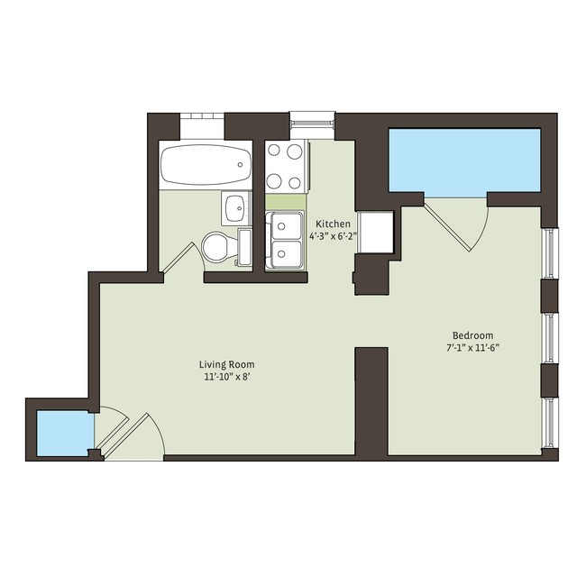 Floorplan - 5336-5338 S. Hyde Park Boulevard