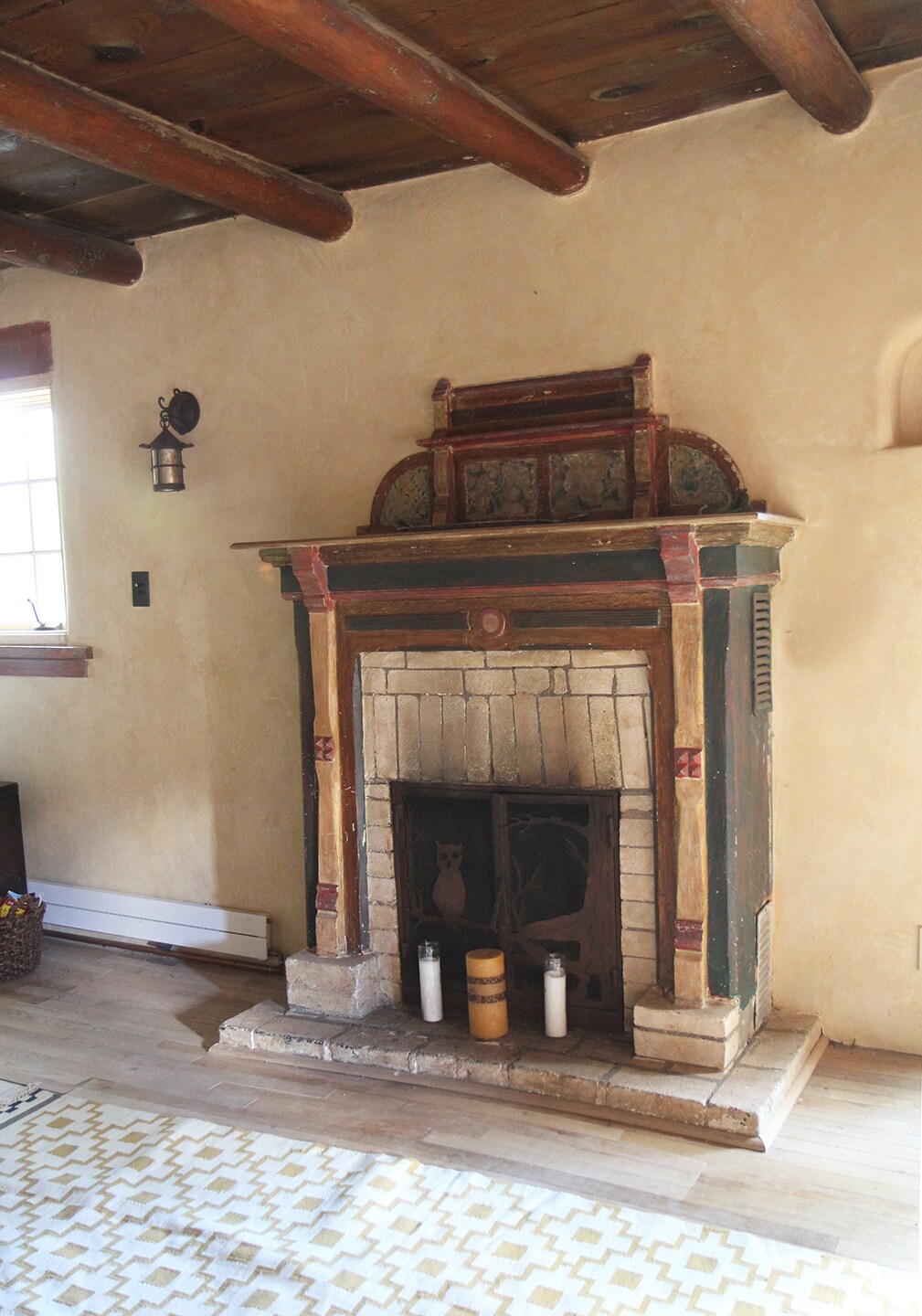 Wood-burning fireplace - 521 Camino Don Miguel