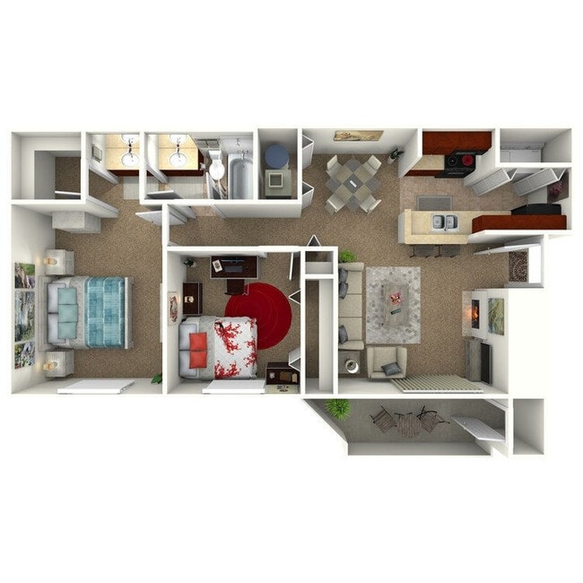 Floorplan - The Villages of Bent Tree Apartments