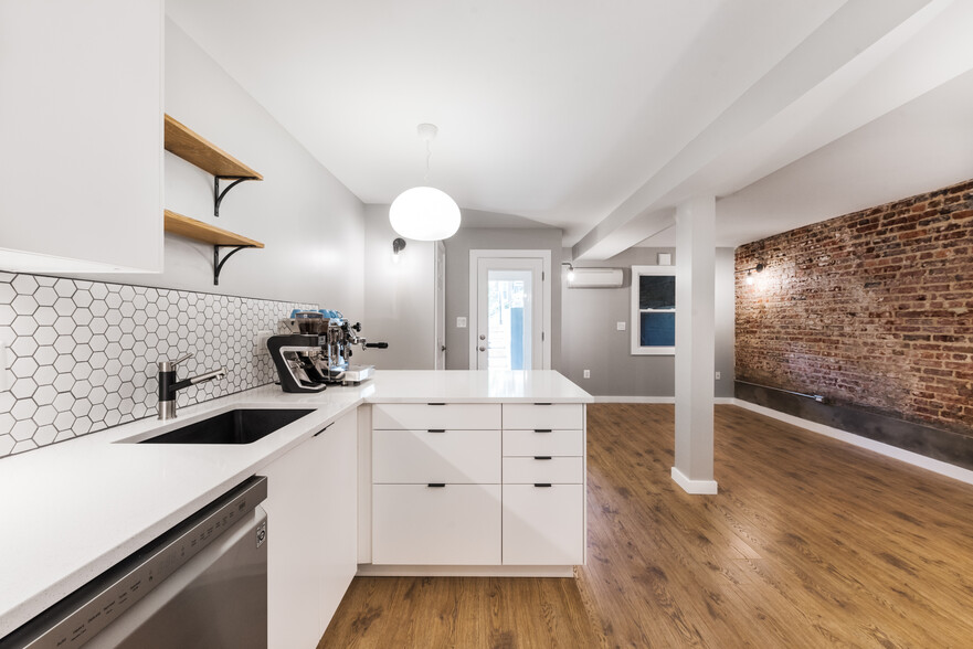 Kitchen and living room - 523A Irving St NW